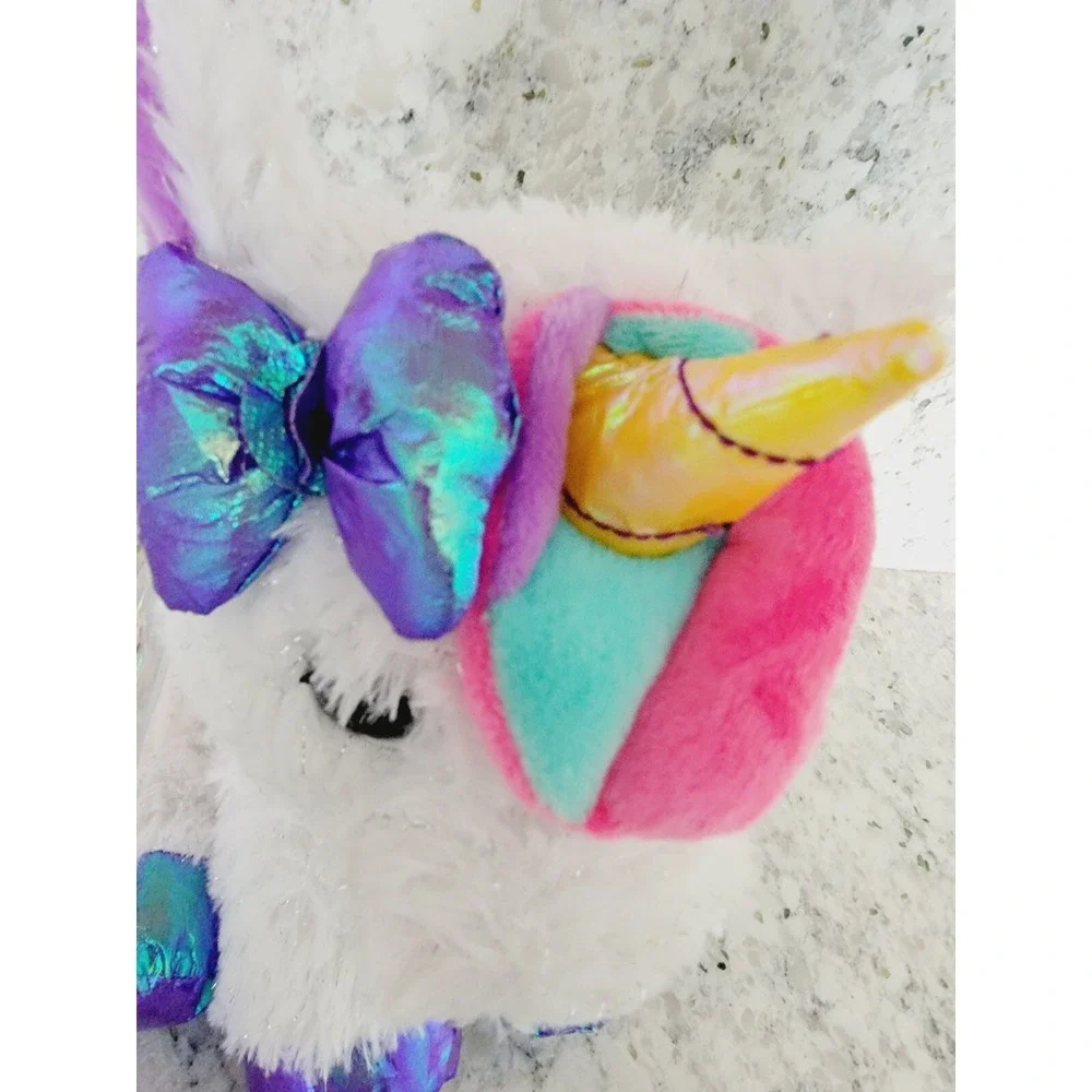 Barbie‎ Unicorn Plush Pegasus Pink Wings Stuffed Animal Toy Does Not Talk
